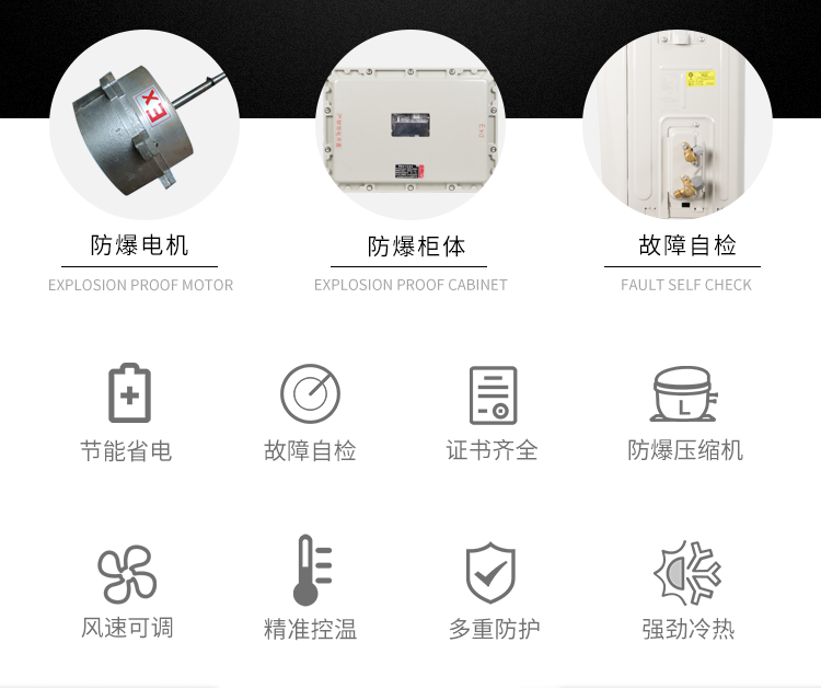 化工厂防爆空调机 5p防爆空调机