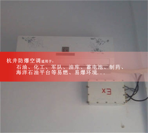 杭井牌的防爆空调，格力防爆空调案例图